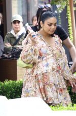 Pregnant VANESSA HUDGENS at a Caliwater Event at The Grove in Los Angeles 03/15/2024