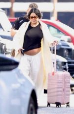 Pregnant VANESSA HUDGENS at LAX Airport in Los Angeles 03/11/2024