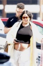 Pregnant VANESSA HUDGENS at LAX Airport in Los Angeles 03/11/2024