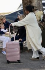 Pregnant VANESSA HUDGENS at LAX Airport in Los Angeles 03/11/2024