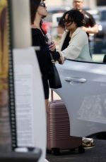 Pregnant VANESSA HUDGENS at LAX Airport in Los Angeles 03/11/2024
