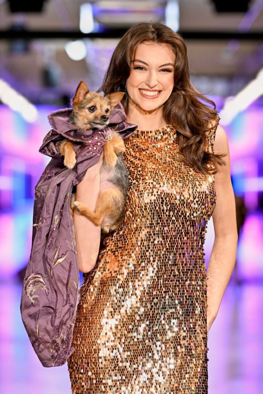 RACHEL PIZZOLATO Walks Runway at Art Hearts Fashion at L.A. Fashion Week 03/23/2024
