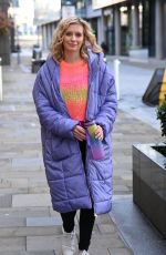 RACHEL RILEY Leaves Countdown Filming at Media City in Salford 03/21/2024