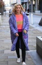 RACHEL RILEY Leaves Countdown Filming at Media City in Salford 03/21/2024