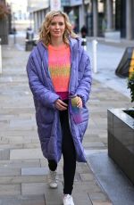 RACHEL RILEY Leaves Countdown Filming at Media City in Salford 03/21/2024