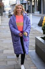 RACHEL RILEY Leaves Countdown Filming at Media City in Salford 03/21/2024
