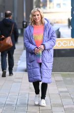 RACHEL RILEY Leaves Countdown Filming at Media City in Salford 03/21/2024