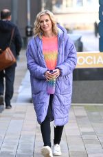 RACHEL RILEY Leaves Countdown Filming at Media City in Salford 03/21/2024