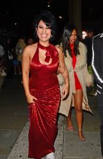 RAYE Leaves BRIT Awards After-Party at Standard Hotel in London 03/02/2024