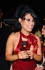 RAYE Leaves BRIT Awards After-Party at Standard Hotel in London 03/02/2024