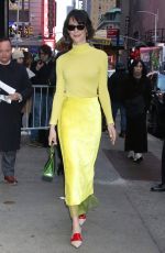 REBECCA HALL Arrives at Good Morning America in New York 03/20/2024