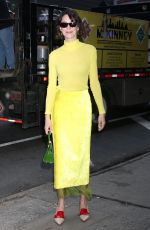 REBECCA HALL Arrives at Good Morning America in New York 03/20/2024