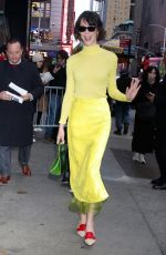 REBECCA HALL Arrives at Good Morning America in New York 03/20/2024