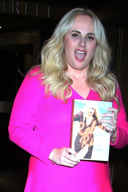 REBEL WILSON Arrives at Kelly Clarkson Show in New York 03/29/2024