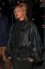 RIHANNA Arrives at a Charity Event at Little Door in West Hollywood 03/26/2024