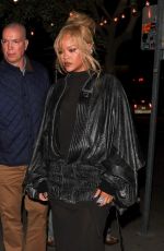 RIHANNA Arrives at a Charity Event at Little Door in West Hollywood 03/26/2024