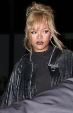 RIHANNA Arrives at a Charity Event at Little Door in West Hollywood 03/26/2024