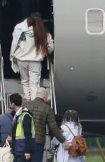 RIHANNA Leaves Milan in a Private Airplane 03/04/2024