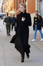 ROBIN WRIGHT Leaves CBS Studios in New York 02/29/2024