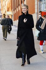 ROBIN WRIGHT Leaves CBS Studios in New York 02/29/2024