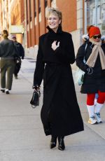 ROBIN WRIGHT Leaves CBS Studios in New York 02/29/2024