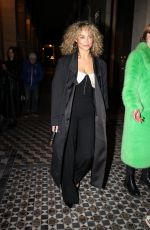 ROSE BERTRAM Arrives at Costes Hotel at Paris Fashion Week 03/01/2024