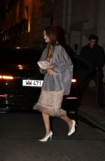 ROSIE HUNTINGTON-WHITELEY Leaves Late-night Dinner in Paris 03/03/2024