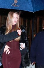 ROSIE HUNTINGTON-WHITELEY Leaves Ritz Hotel at Paris Fashion Week 03/02/2024