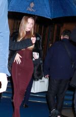 ROSIE HUNTINGTON-WHITELEY Leaves Ritz Hotel at Paris Fashion Week 03/02/2024