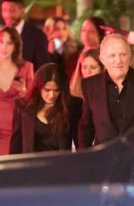 SALMA HAYEK and Francois-Henri Pinault Leaves a Oscars Pre-Party in Los Angeles 03/08/2024