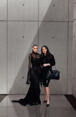 SALMA HAYEK and KIM KARDASHIAN at Balenciaga Autumn/Winter 2024 Show at Paris Fashion Week 03/03/2024