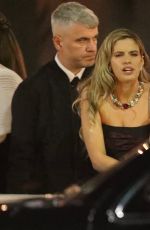 SARA SAMPAIO Leaves Vanity Fair Oscar Party in Beverly Hills 03/10/2024