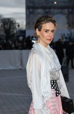 SARAH PAULSON at Louis Vuitton Womenswear FW24-25 Fashion Show at Paris Fashion Week 03/05/2024