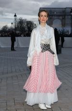 SARAH PAULSON at Louis Vuitton Womenswear FW24-25 Fashion Show at Paris Fashion Week 03/05/2024