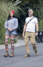 SARAH SILVERMAN and Rory Albanese Walks with Their Dogs in Los Angeles 03/03/2024