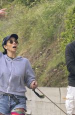 SARAH SILVERMAN Out Walk with Her Dogs and Friend in Los Feliz 03/22/2024