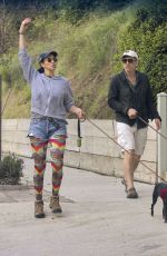 SARAH SILVERMAN Out Walk with Her Dogs and Friend in Los Feliz 03/22/2024