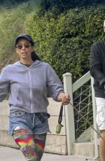 SARAH SILVERMAN Out Walk with Her Dogs and Friend in Los Feliz 03/22/2024