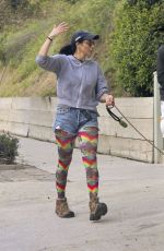 SARAH SILVERMAN Out Walk with Her Dogs and Friend in Los Feliz 03/22/2024