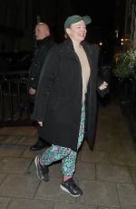 SARAH SNOOK Leaves The Royal Haymarket Theatre in London 03/16/2024