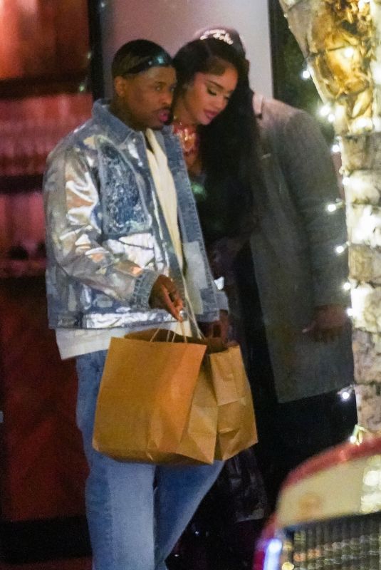 SAWEETIE Leaves a Dinner in Los Angeles 03/30/2024