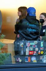 SCARLETT JOHANSSON Directs at an Apple Store for Eleanor the Great in New York 03/18/2024