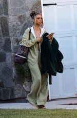 SCHEANA SHAY Leaves Her New Home in Los Angeles 03/17/2024