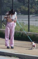 SCOUT WILLIS Out with Her Dog in Los Angeles 03/08/2024