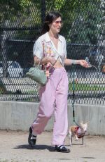 SCOUT WILLIS Out with Her Dog in Los Angeles 03/08/2024