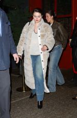 SELENA GOMEZ Out for Dinner in New York 03/14/2024
