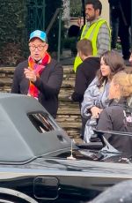 SELENA GOMEZ, Steve Martin and Martin Short on the Set of Only Murders in the Building in Los Angeles 03/03/2024
