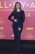 SERENA ROSSI at Call my Agent Italia 2 Black Carpet in Rome 03/14/2024