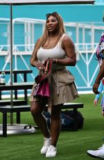 SERENA WILLIAMS Arrives at Miami Open at Hard Rock Stadium in Miami Gardens 03/29/2024