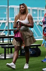 SERENA WILLIAMS Arrives at Miami Open at Hard Rock Stadium in Miami Gardens 03/29/2024